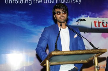 Ram Charan TruJet Airways Press Meet